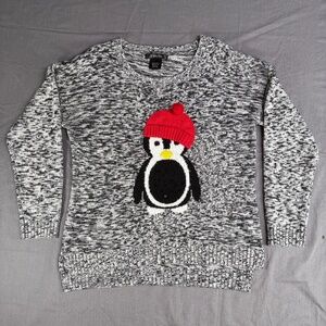 United States Sweaters Women's Size Large With A Cute Sequined Penguin